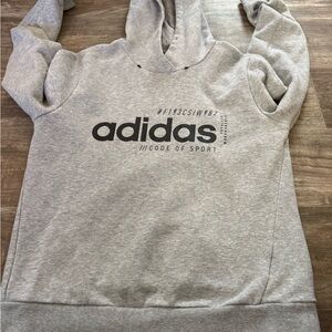 Adidas Women's Gray Turtleneck Sweatshirt